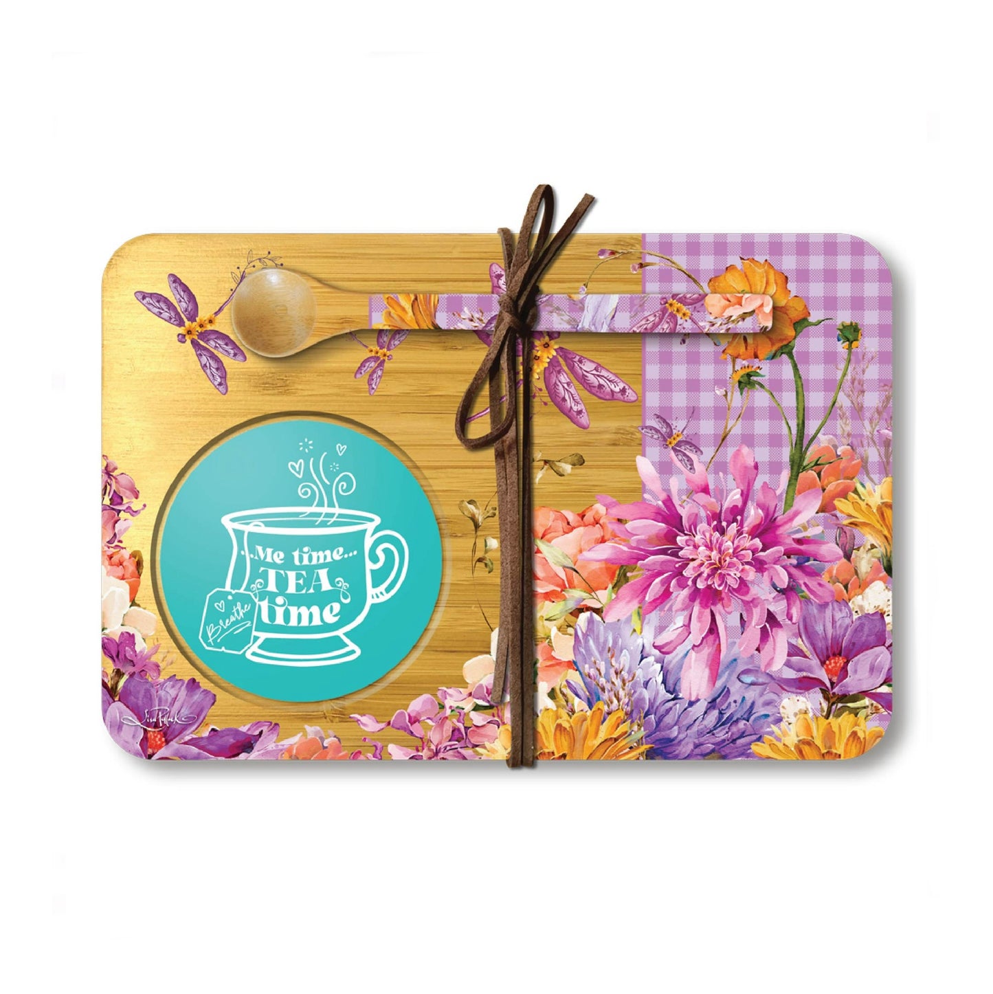 Bamboo Tea Time Tray - Dragonfly Fields