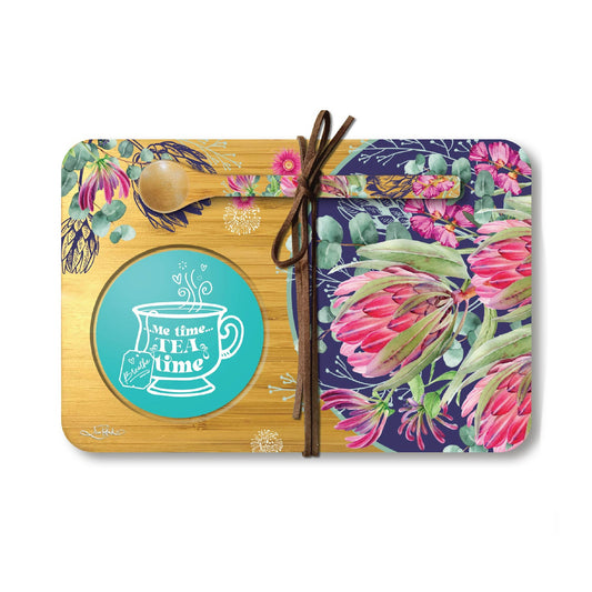 Bamboo Tea Time Tray - Blush Beauty