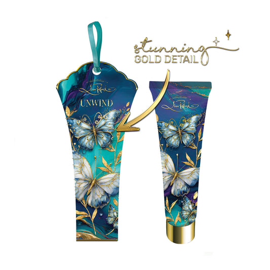 Mini Hand Cream in Gift Box - Unwind (Tranquil Butterflies)