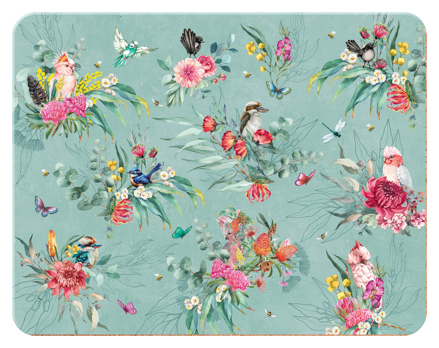 Placemats - Native Flora & Fauna (Set of 6)