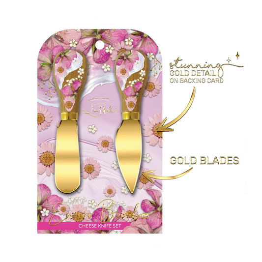 Cheese Knives - Pressed Petals