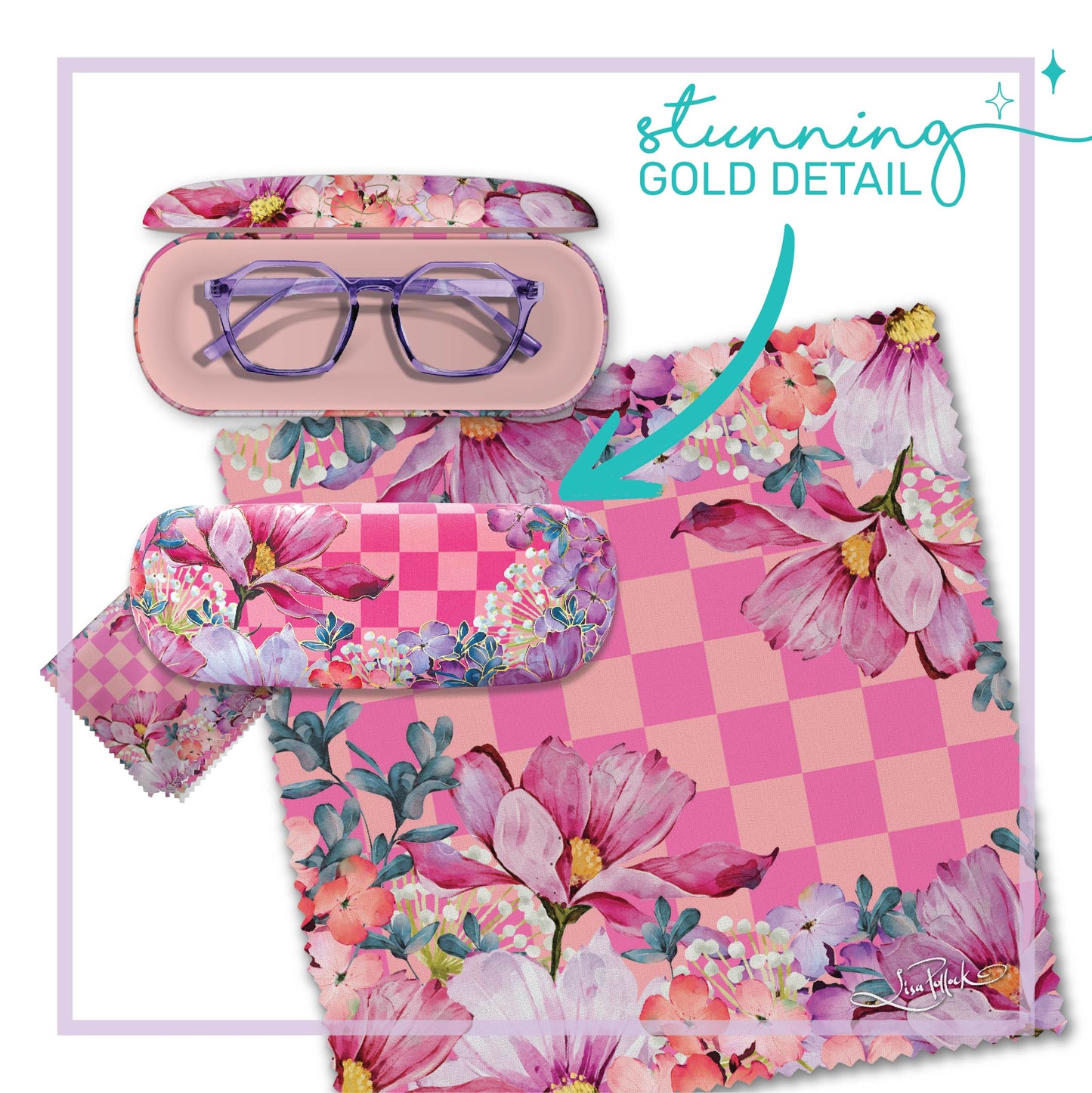 Glasses Case - Pool Party Florals