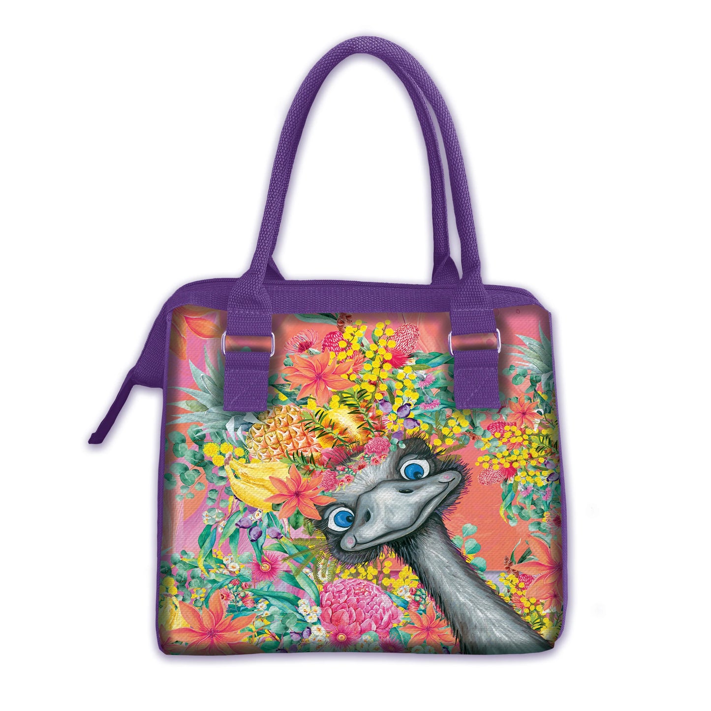 Insulated Lunch Cooler Bag - Happy Emu