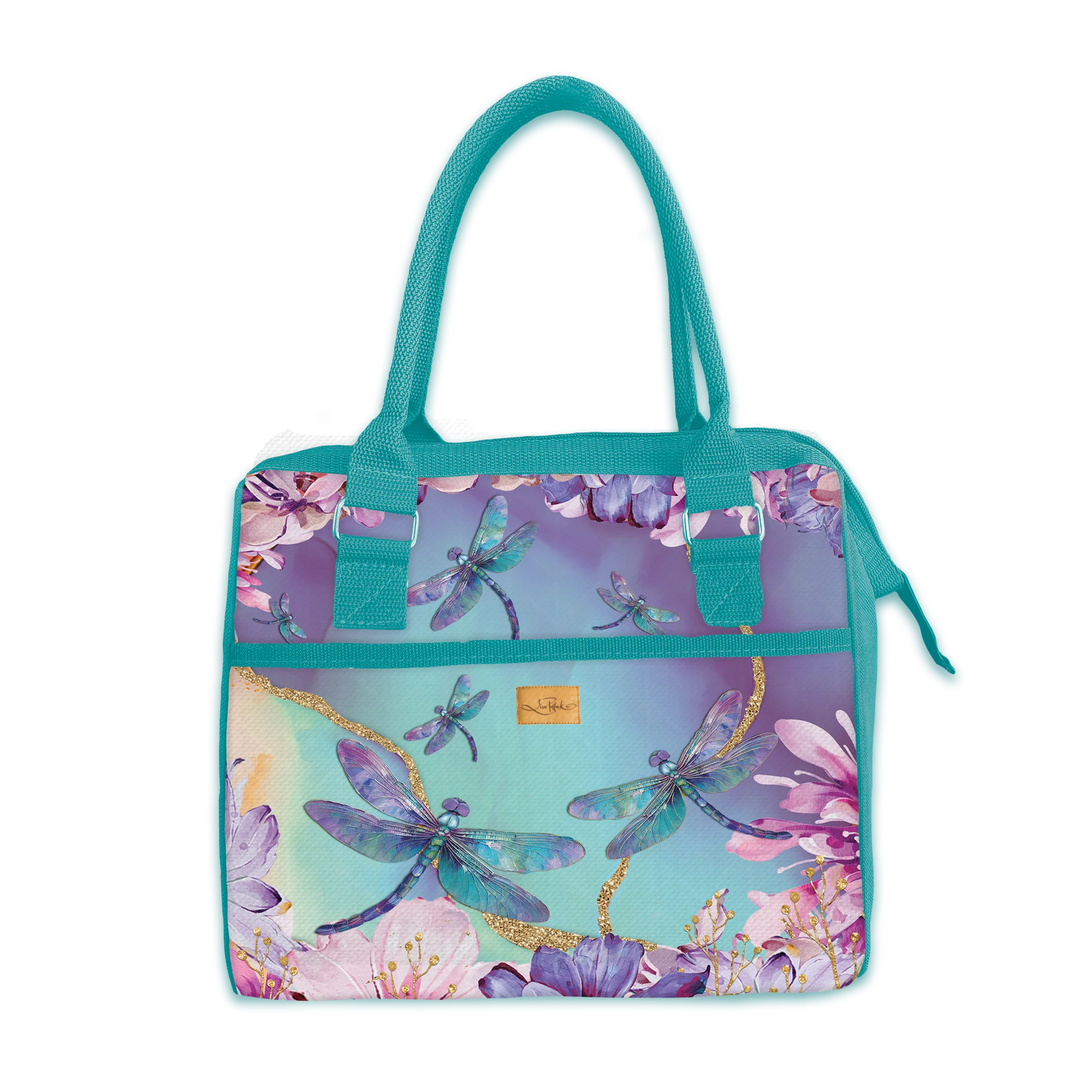 Insulated Lunch Cooler Bag - Delightful Dragonflies