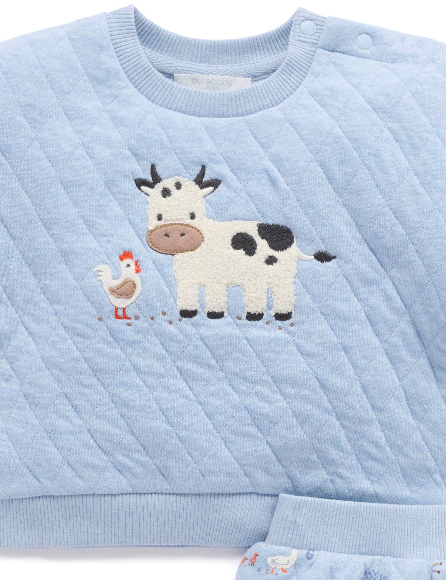 Farm Alphabet Quilted Track Set