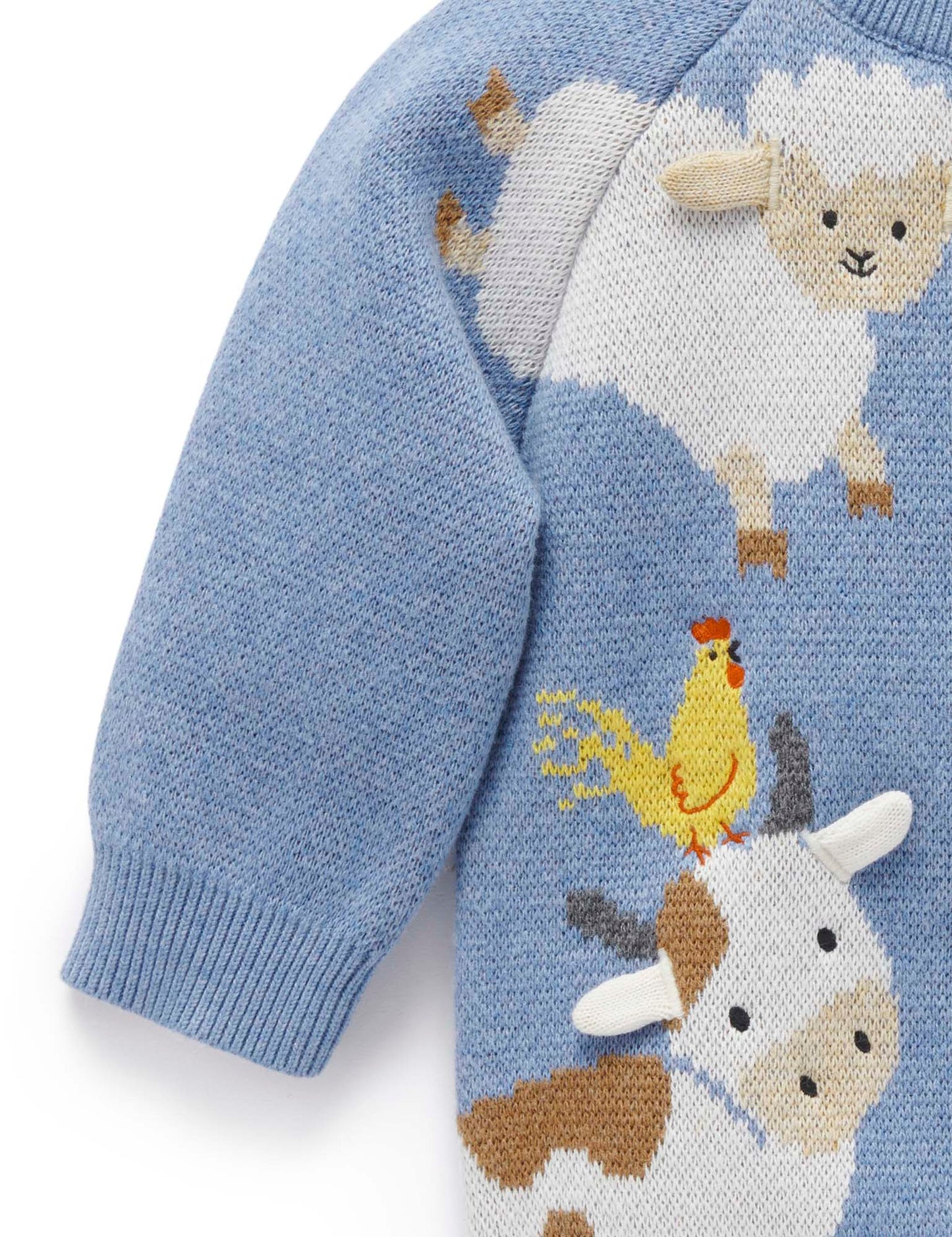 Blue Animal Crackers Jumper