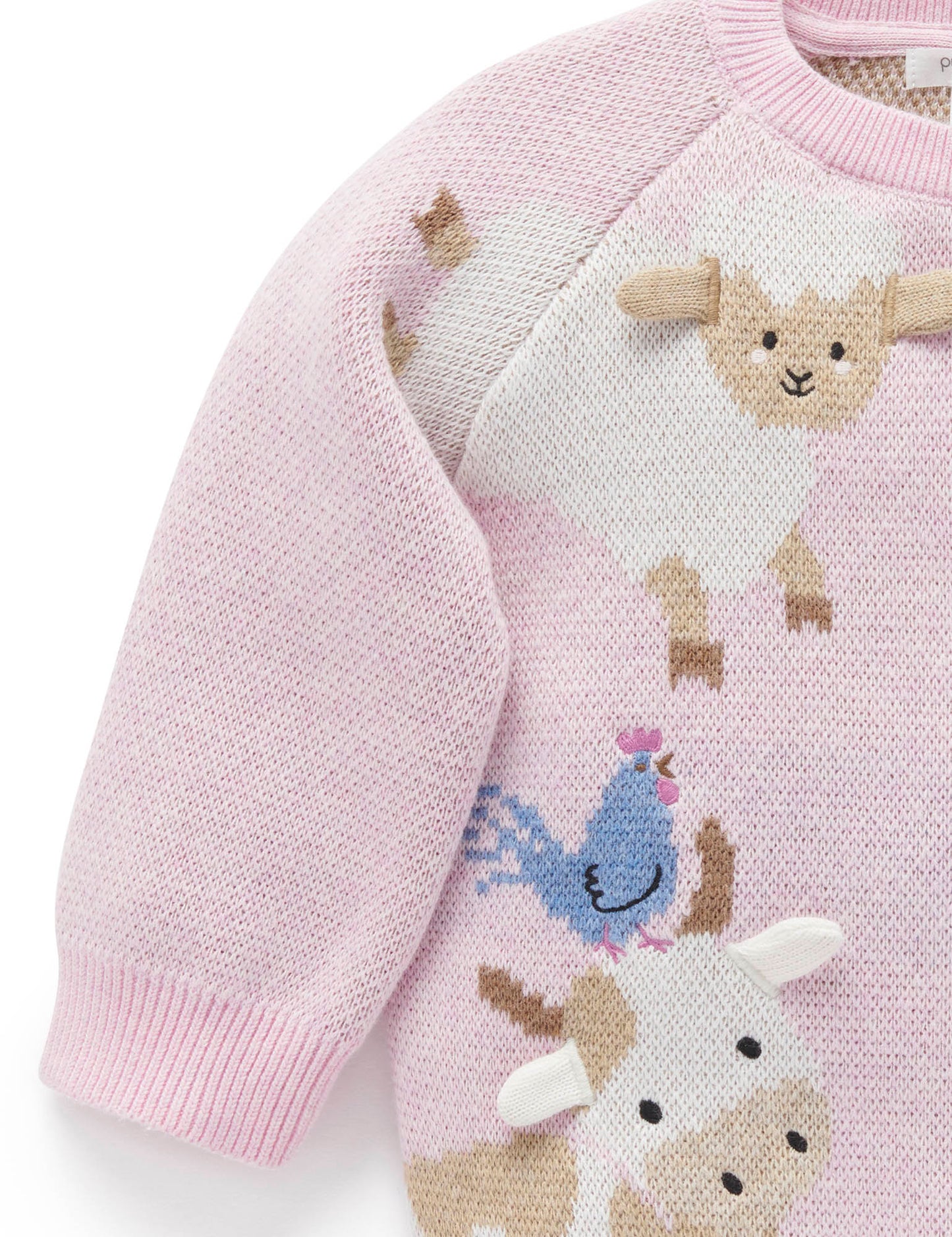 Pink Animal Crackers Jumper