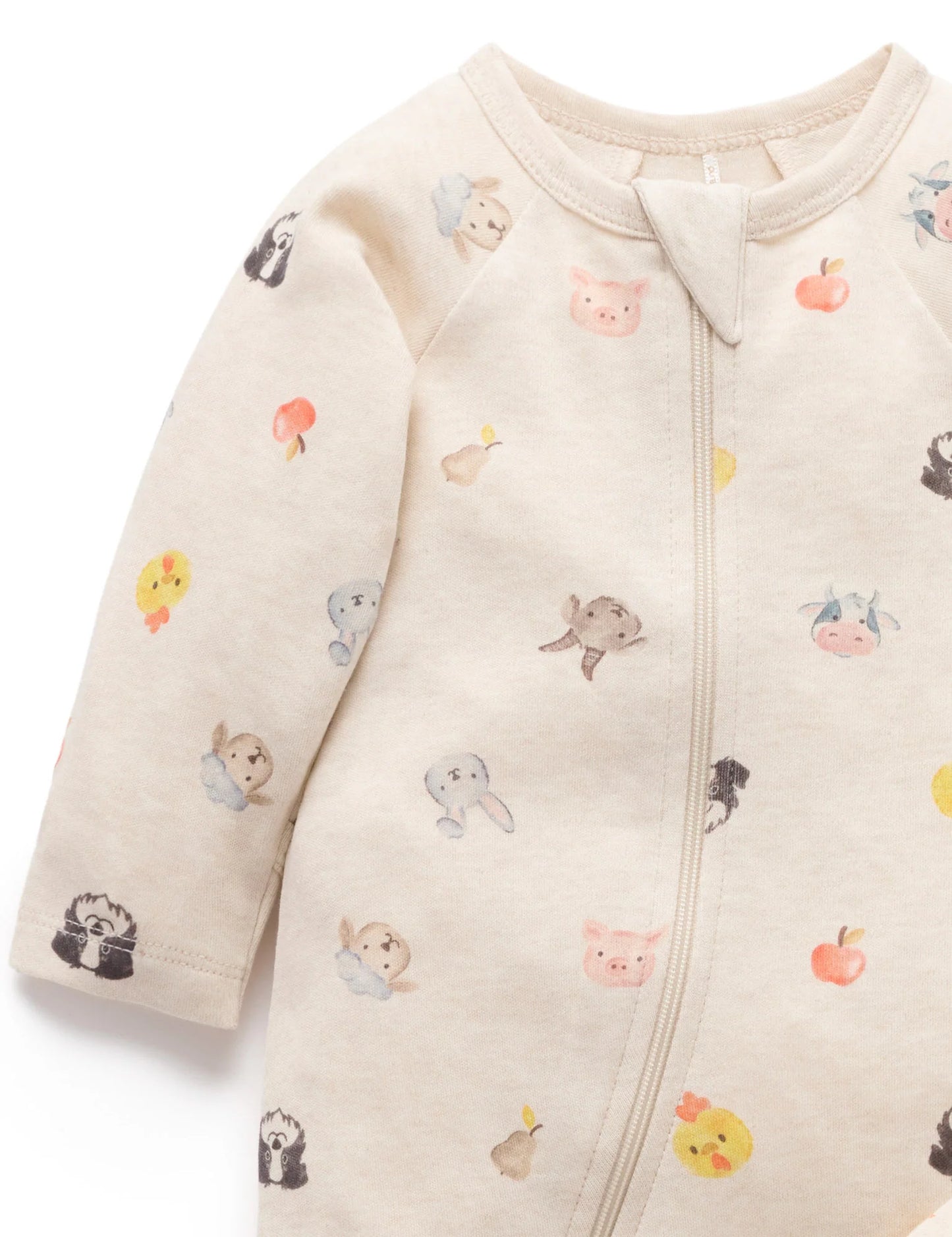 Farm Animals 2 Pack Zip Growsuits