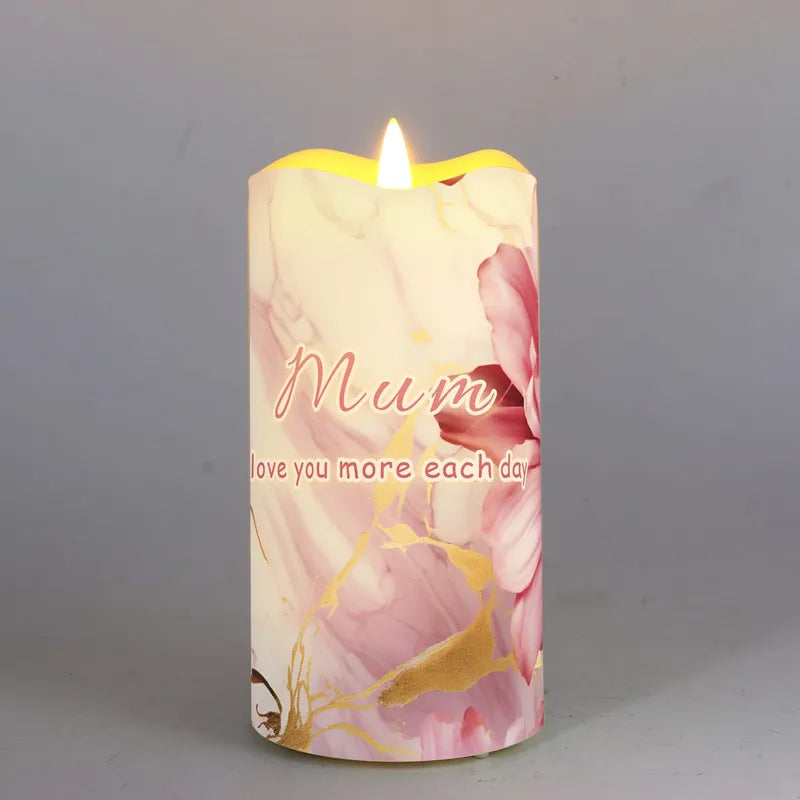 Twilight LED Candle Blooming Elegance - Mum
