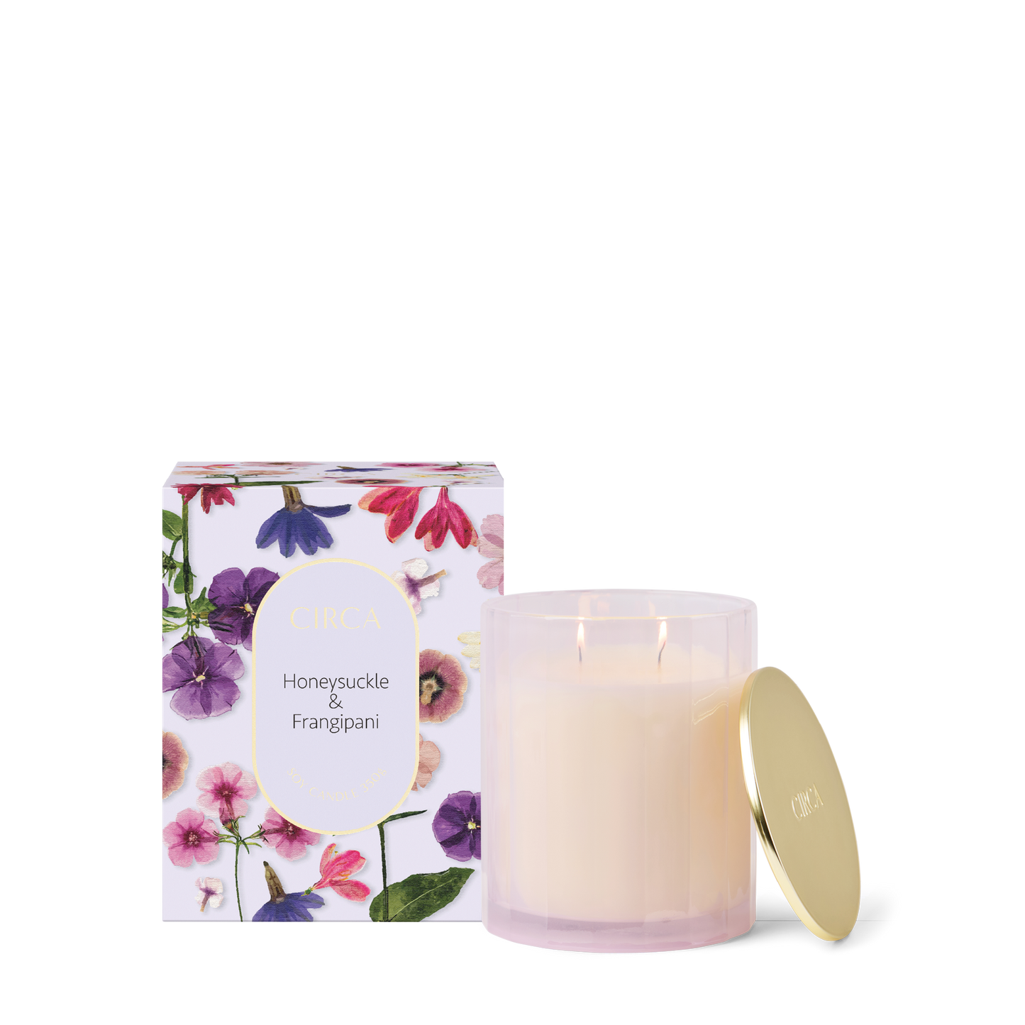 CIRCA Limited Edition Soy Candle 350g - Honeysuckle & Frangipani