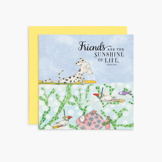 Twigseeds Friendship Card - Friends are the Sunshine of Life