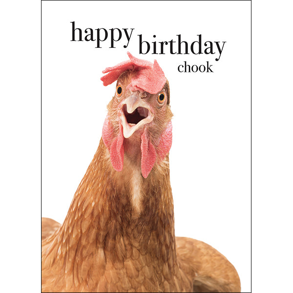 Animal Affirmations Card - Happy Birthday Chook