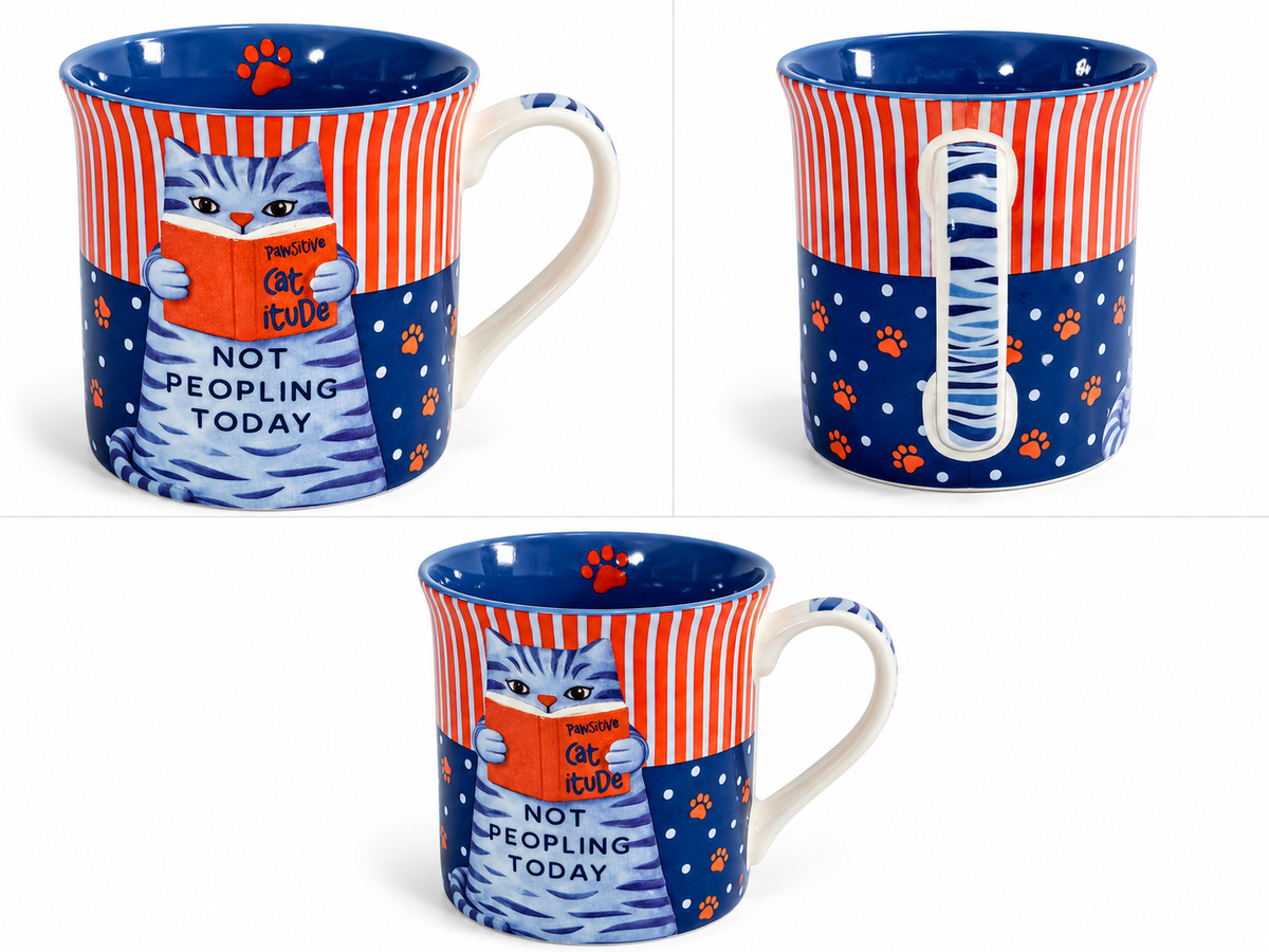 Not Peopling Today Mug (Cat)