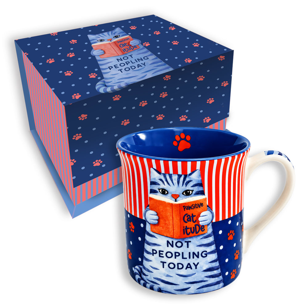 Not Peopling Today Mug (Cat)
