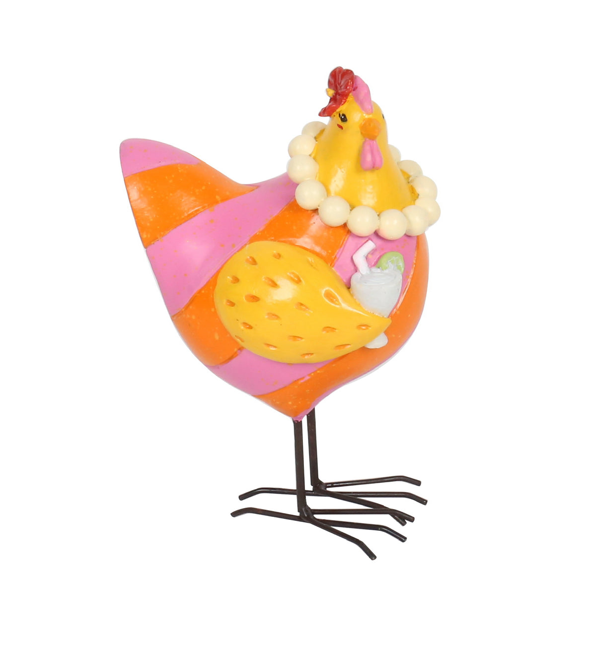Resin Chicken - Pearl