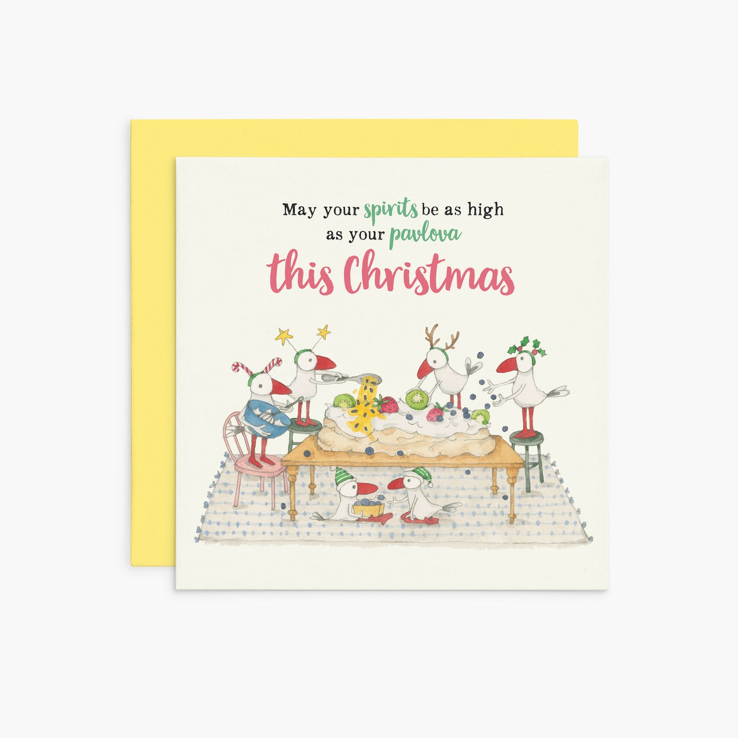 Twigseeds Christmas Card - May Your Spirits Be High