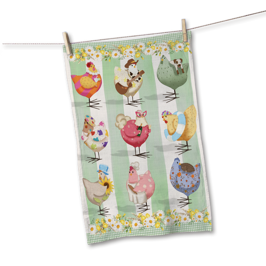 Hen House Tea Towel