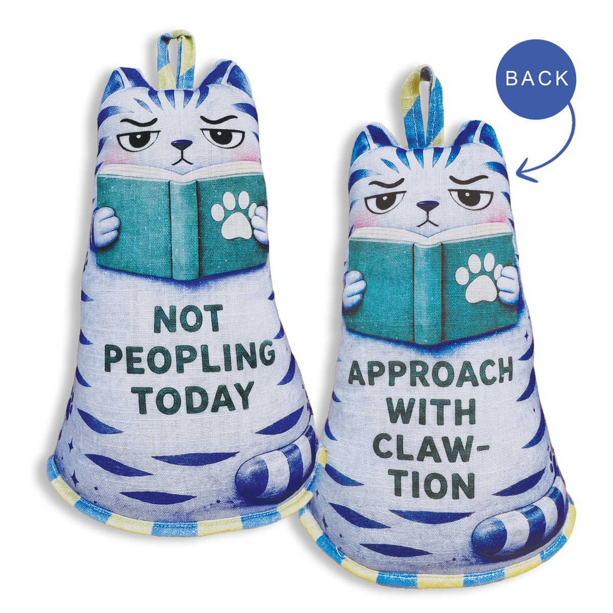 Not Peopling Today Door Stop (Sassy Cat)