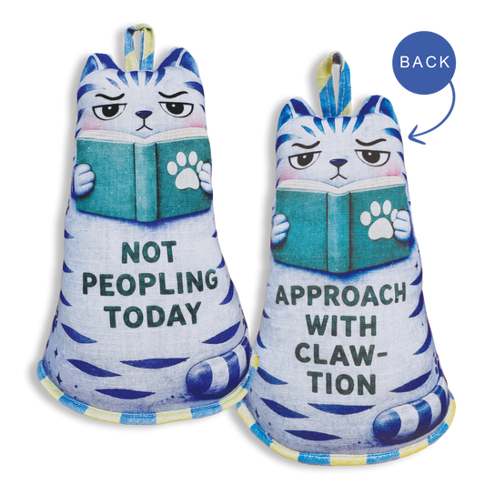 Not Peopling Today Door Stop (Sassy Cat)