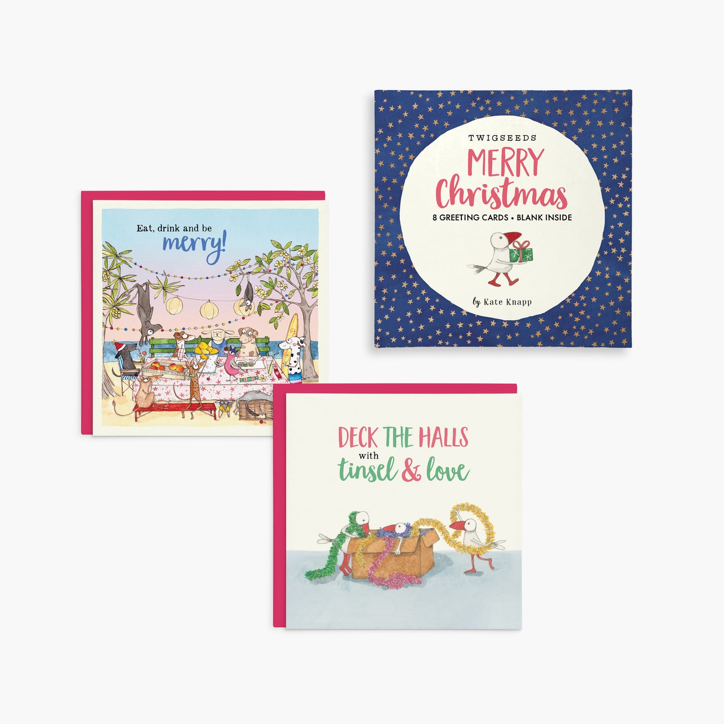 Twigseeds Christmas Card Box Set - Merry Christmas