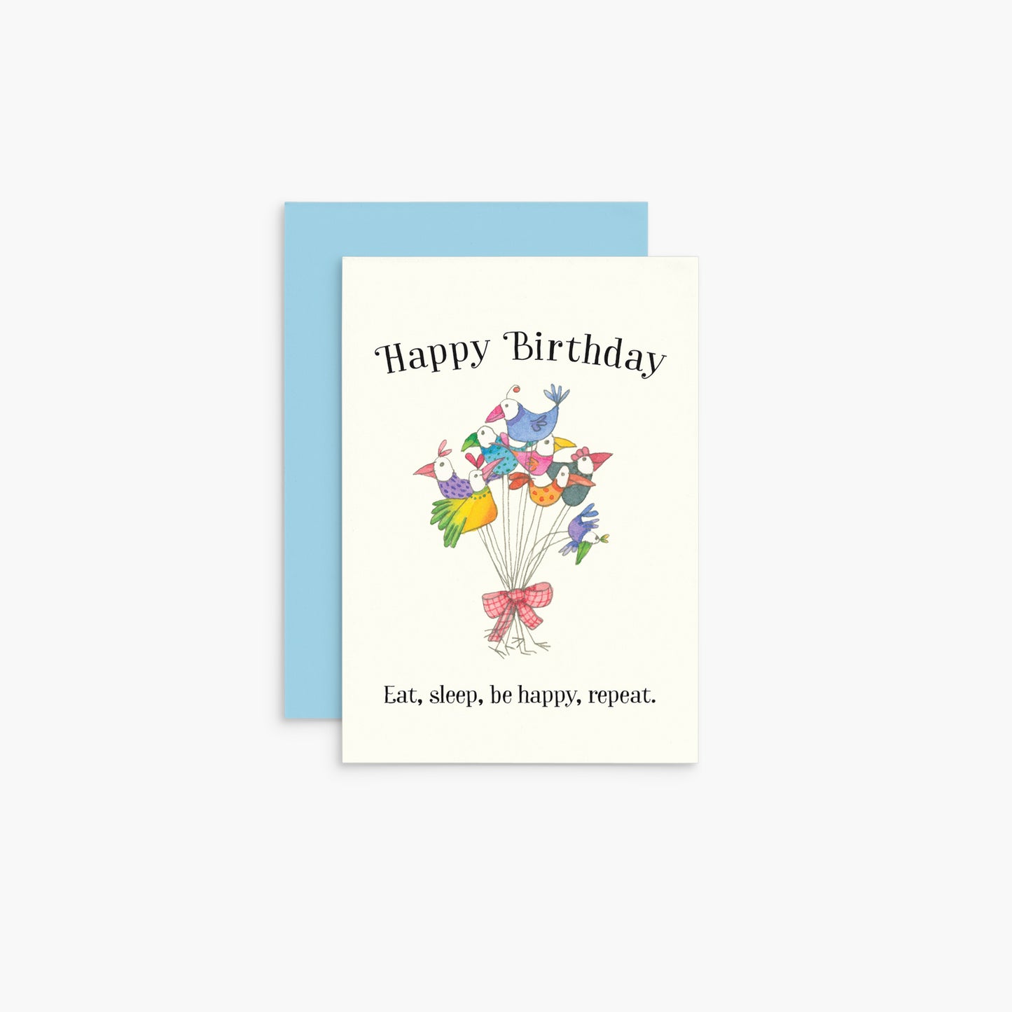 Twigseeds Mini Card - ‘Happy Birthday’ Eat, Sleep, Be Happy