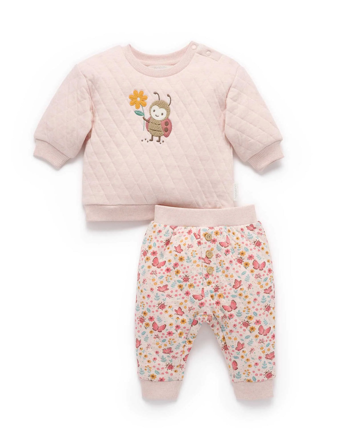 Butterfly Quilted Track Set