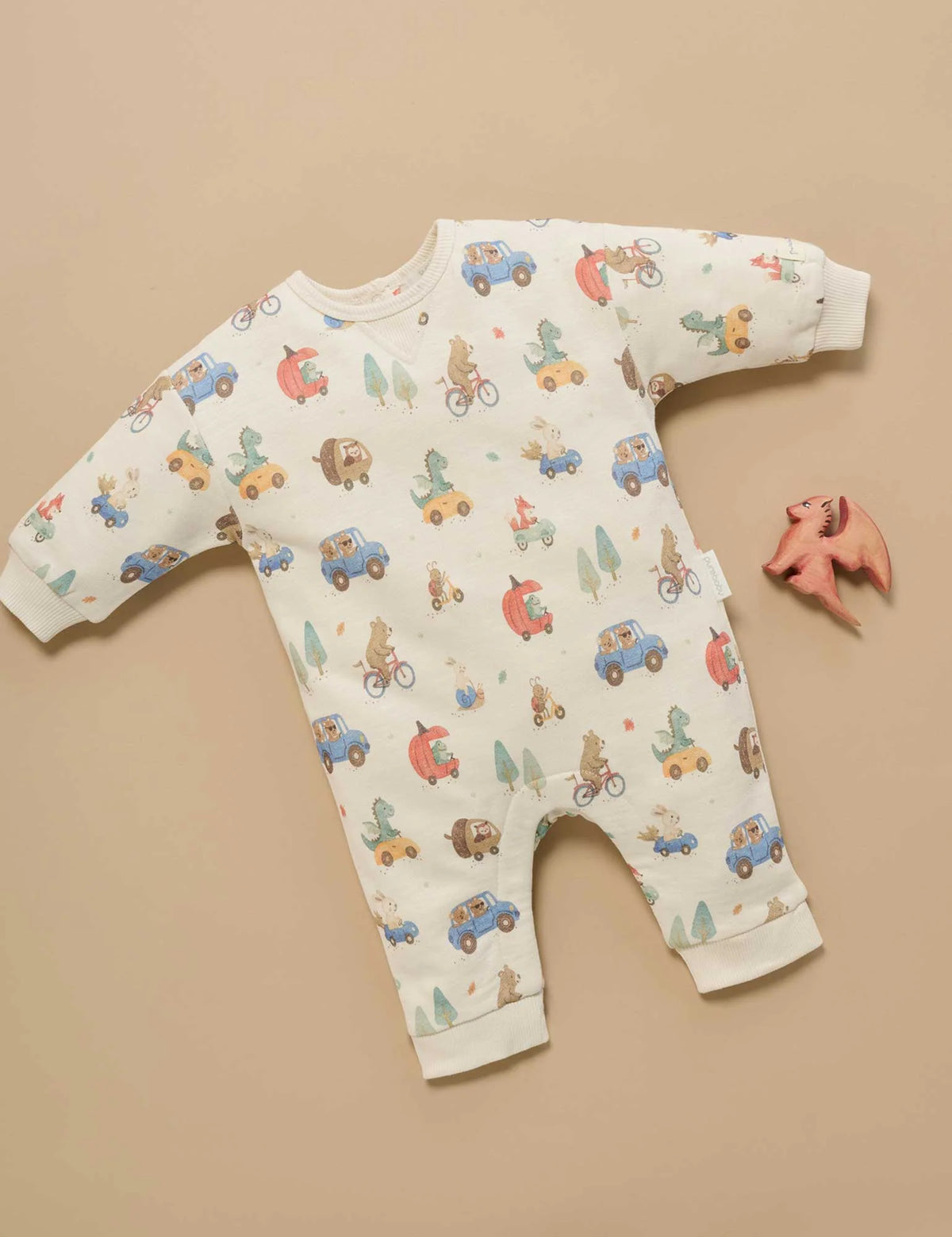 Dragon & Friends Fleece Track Growsuit