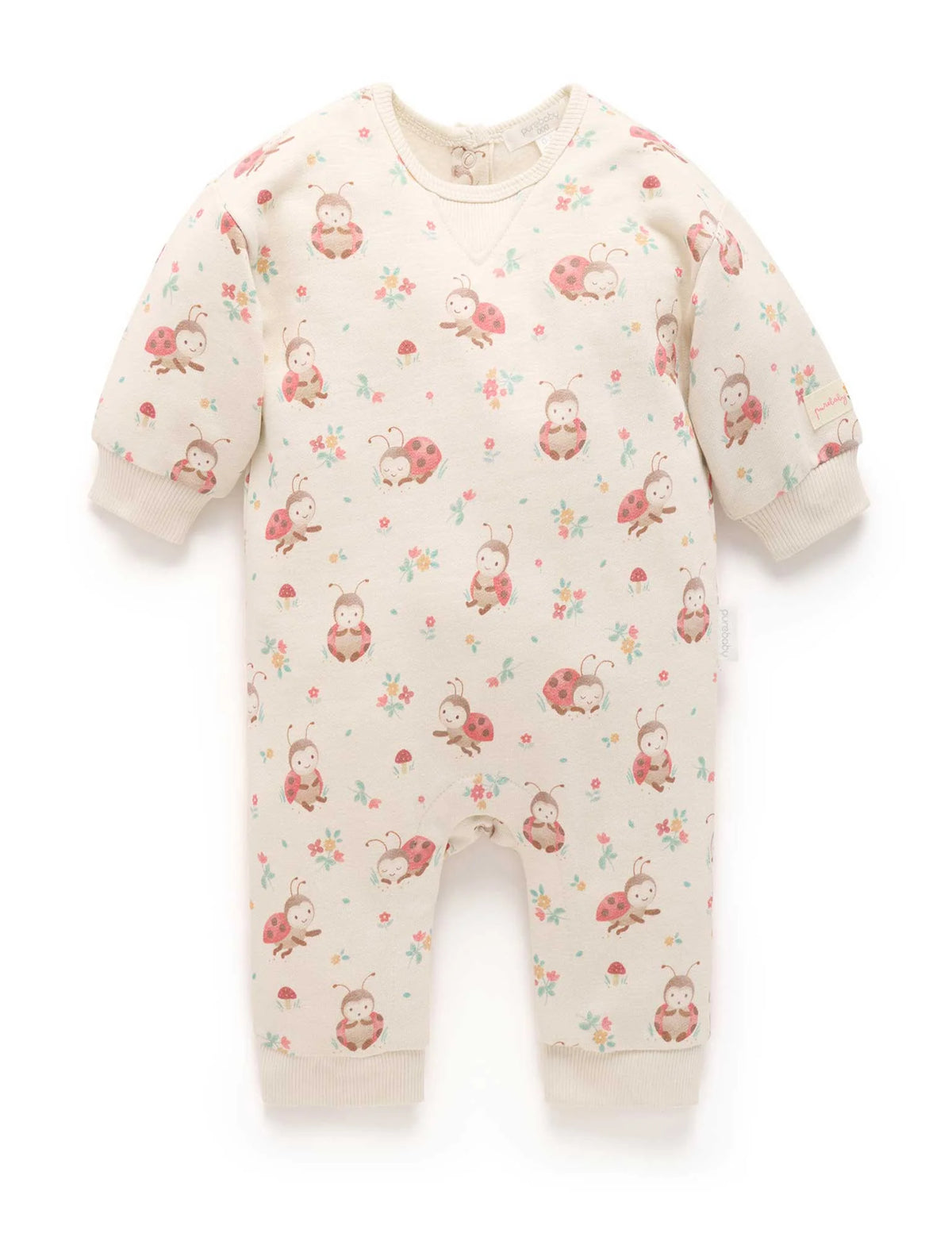 Ladybird Fleece Track Growsuit