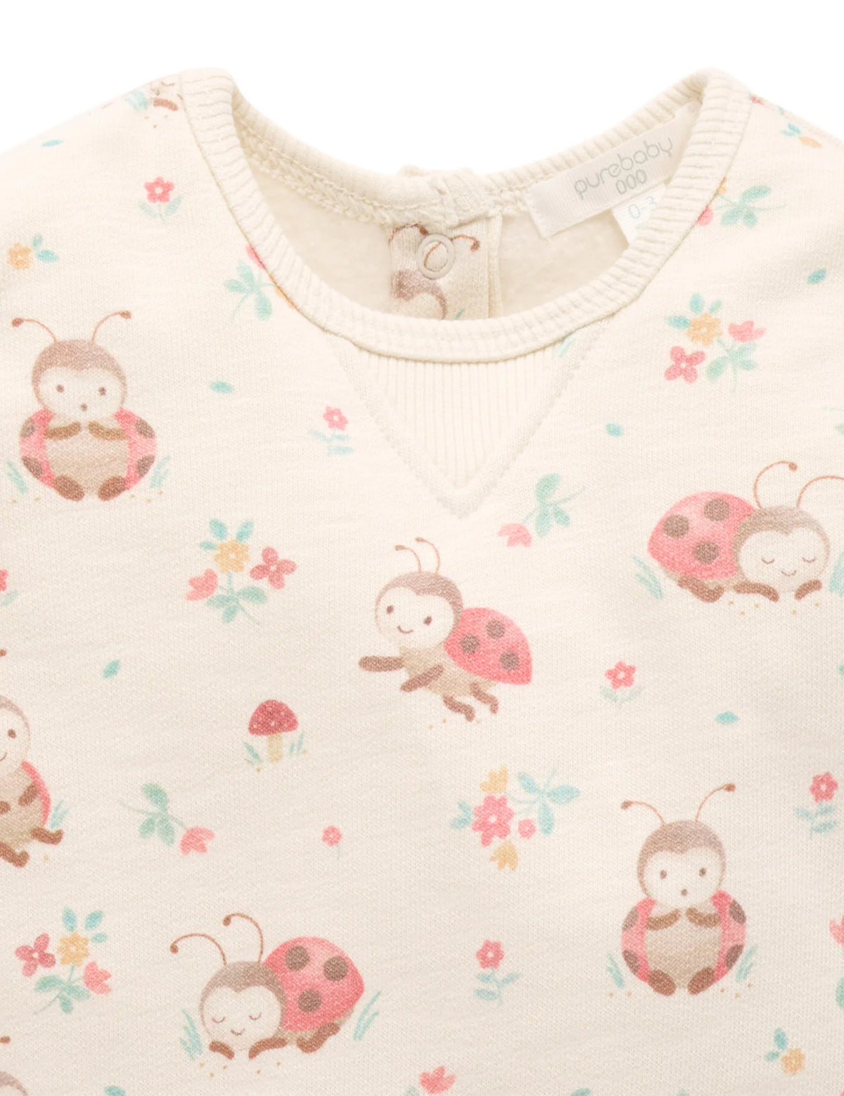 Ladybird Fleece Track Growsuit