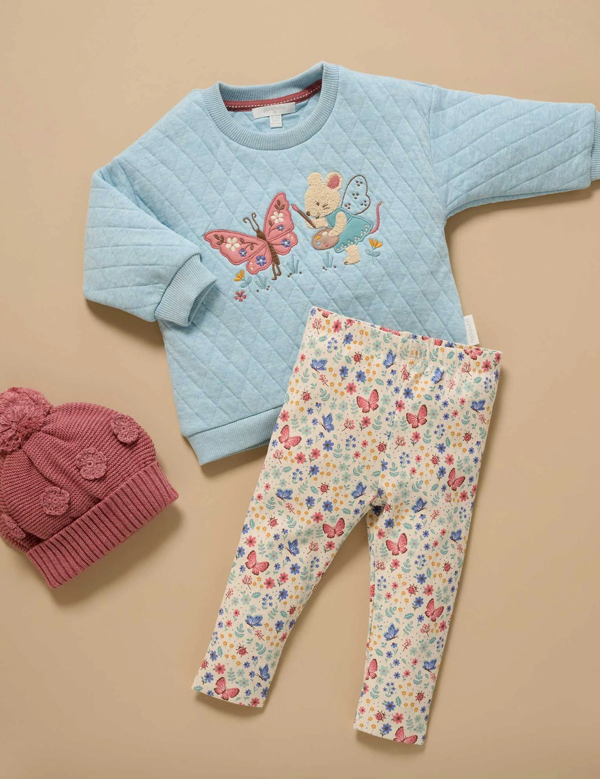 Butterfly Thick Pocket Leggings