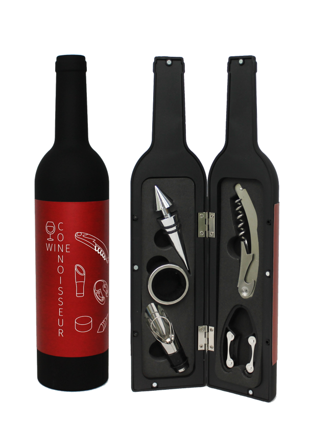 Wine Bottle Accessories Gift Set