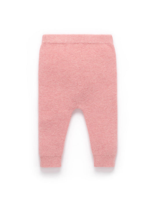 Blush Pink Knitted Leggings