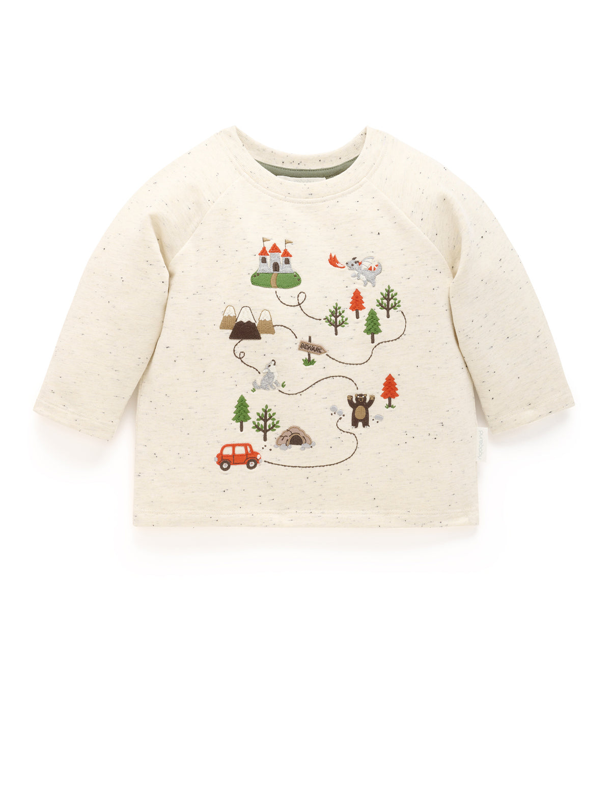 Castle Map Thick Long Sleeve Tee