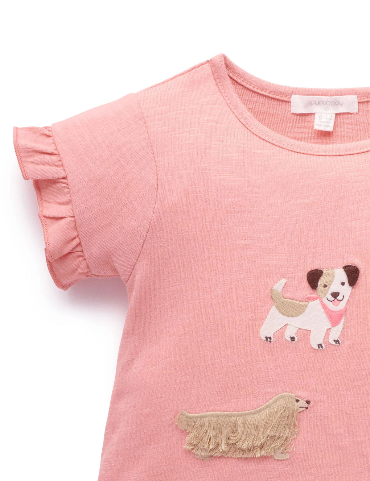 Puppy Ruffle Tee