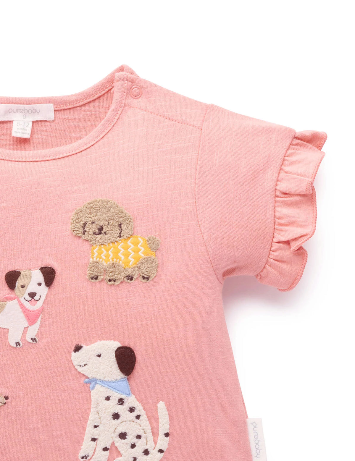 Puppy Ruffle Tee