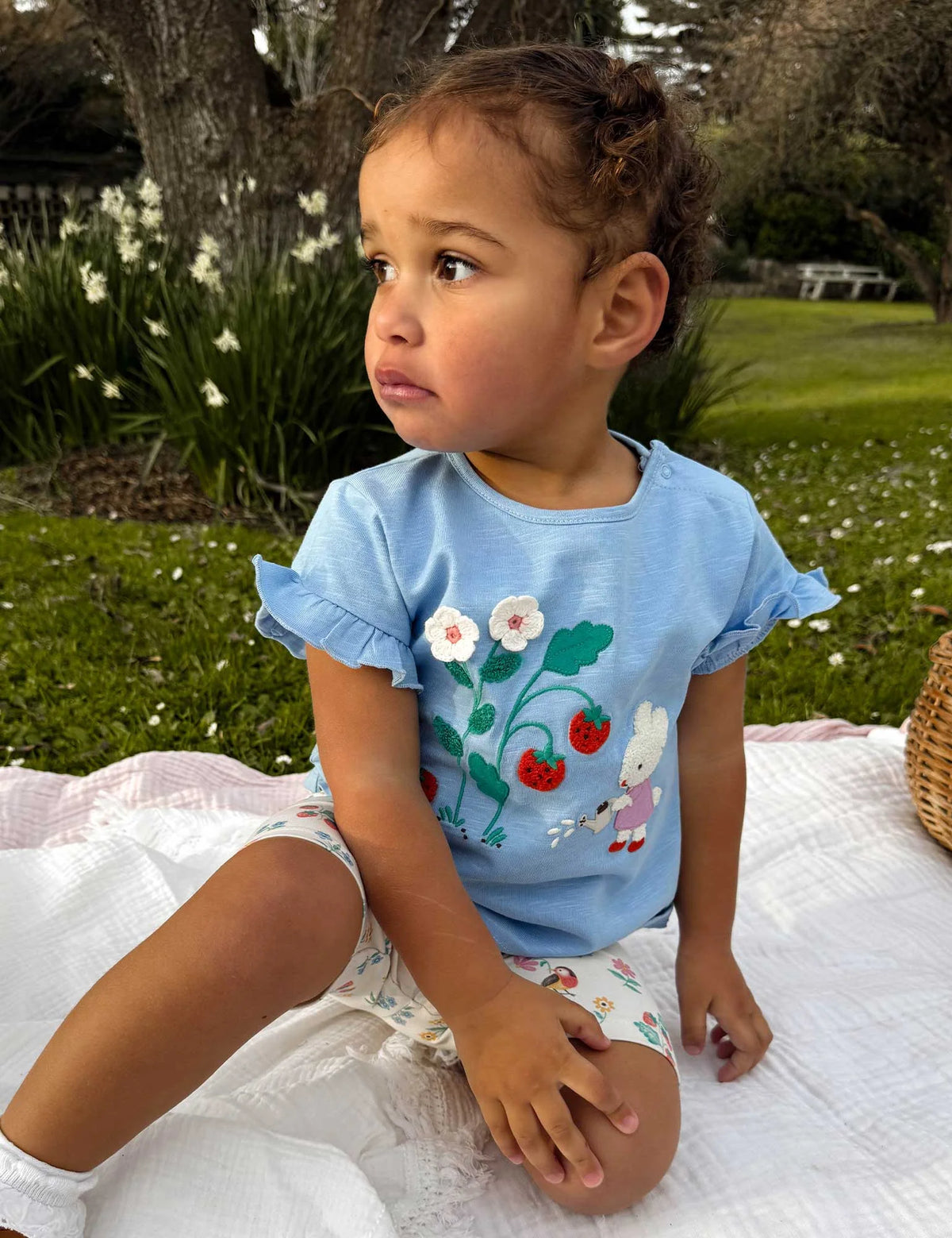 Bluebell Bunny Ruffle Tee
