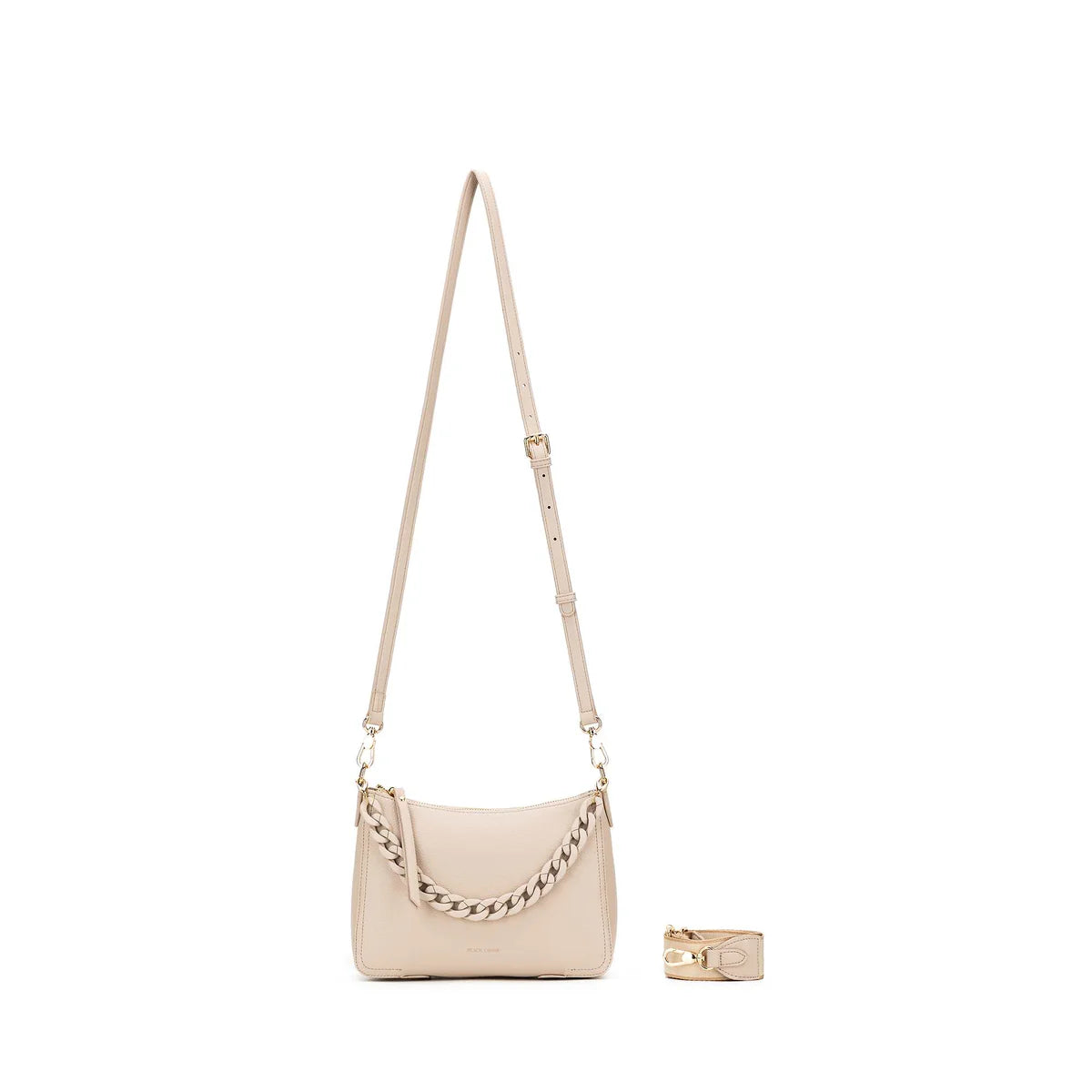 Elle Oatmeal Crossbody Bag