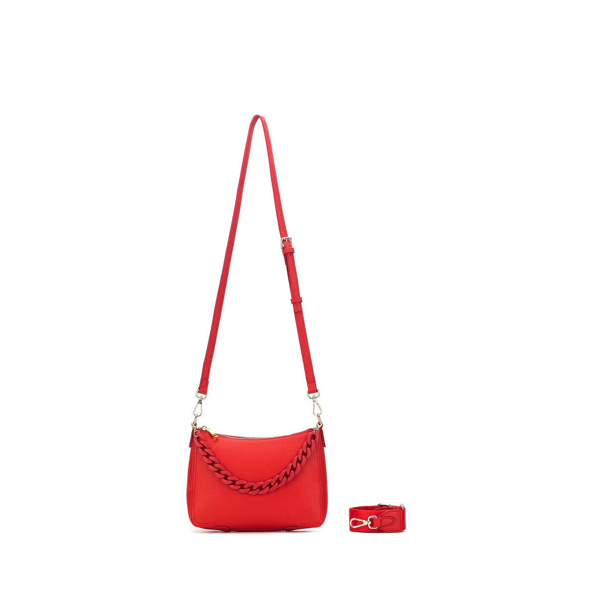 Elle Red Crossbody Bag