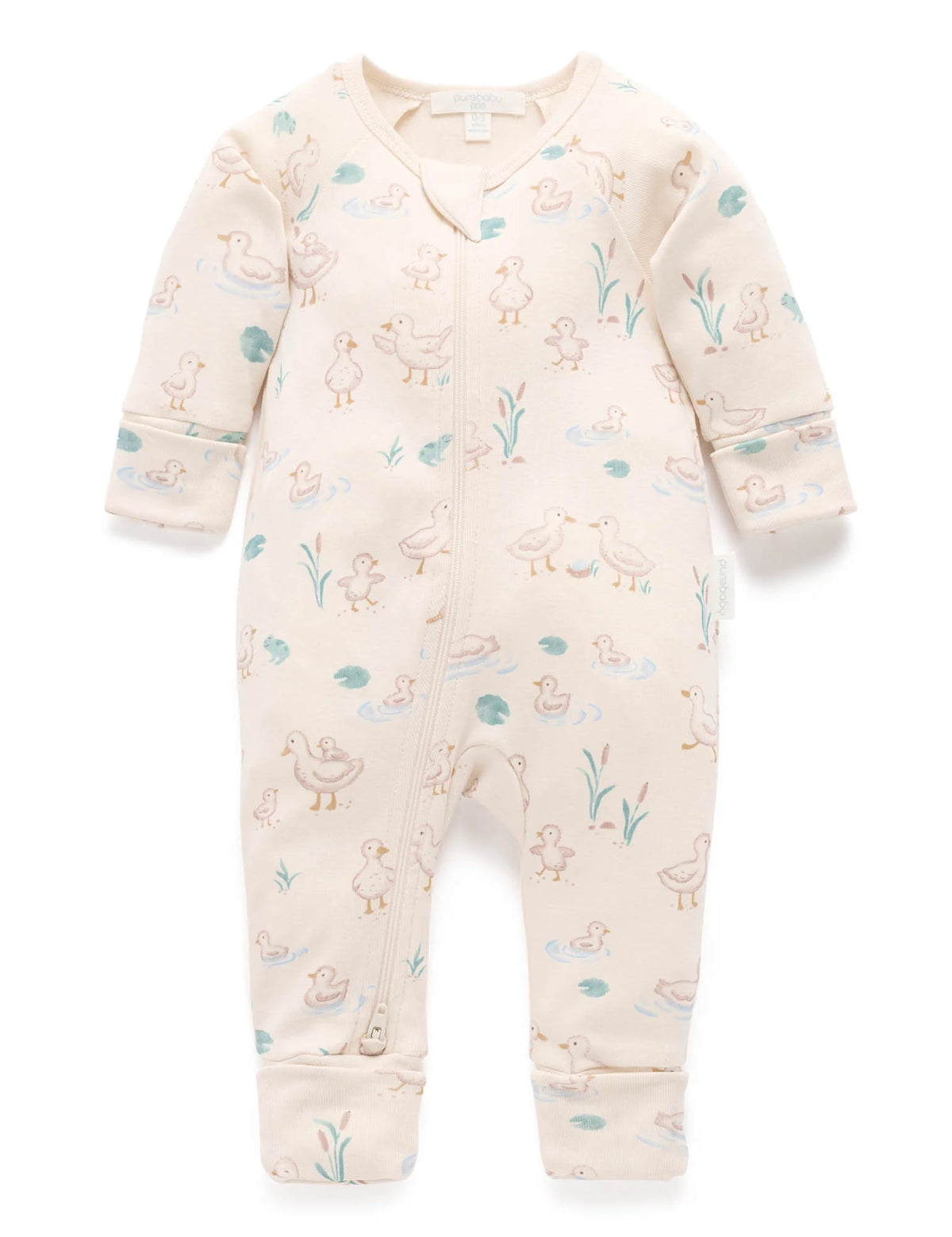 Garden Goose Printed Zip Growsuit