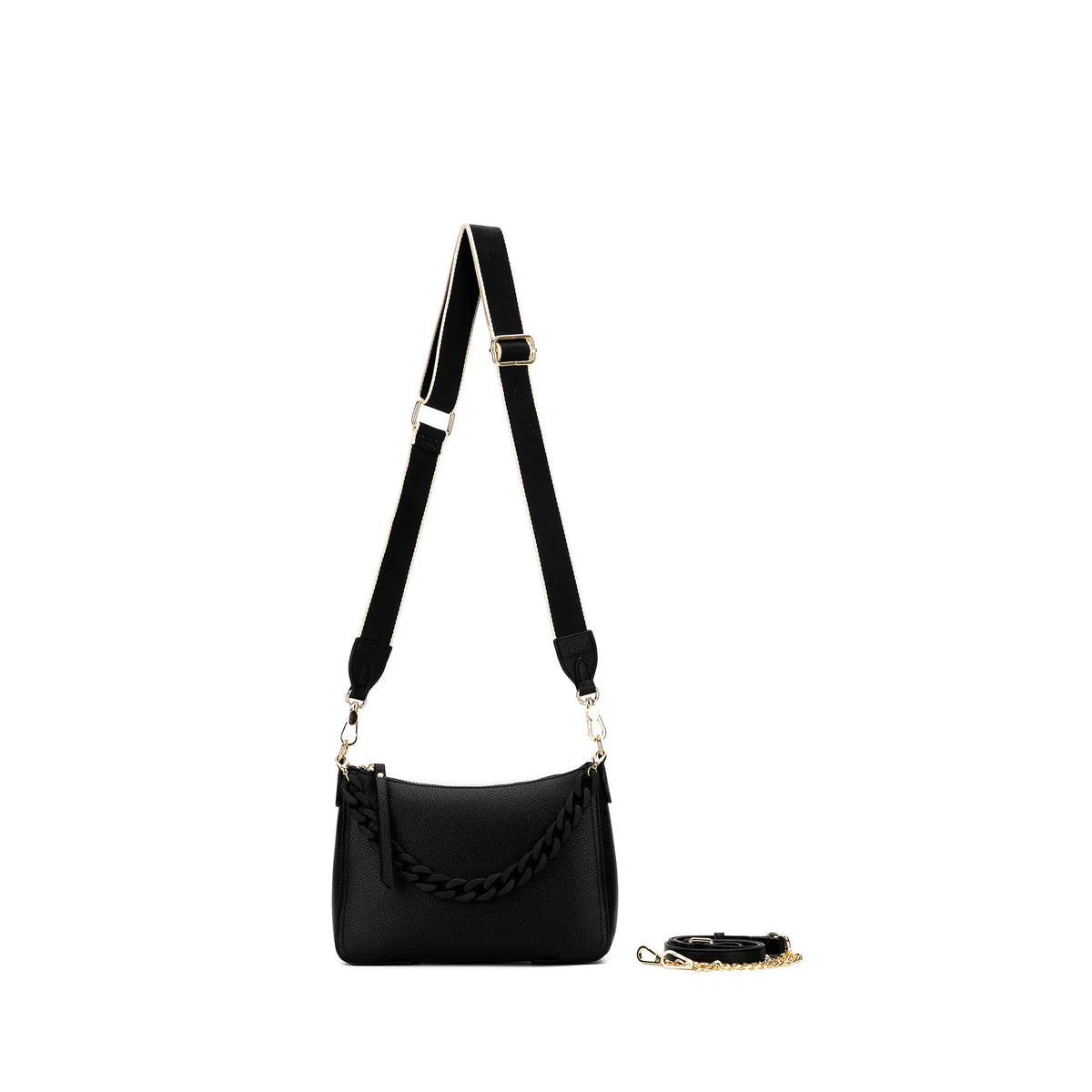 Elle Black Crossbody Bag