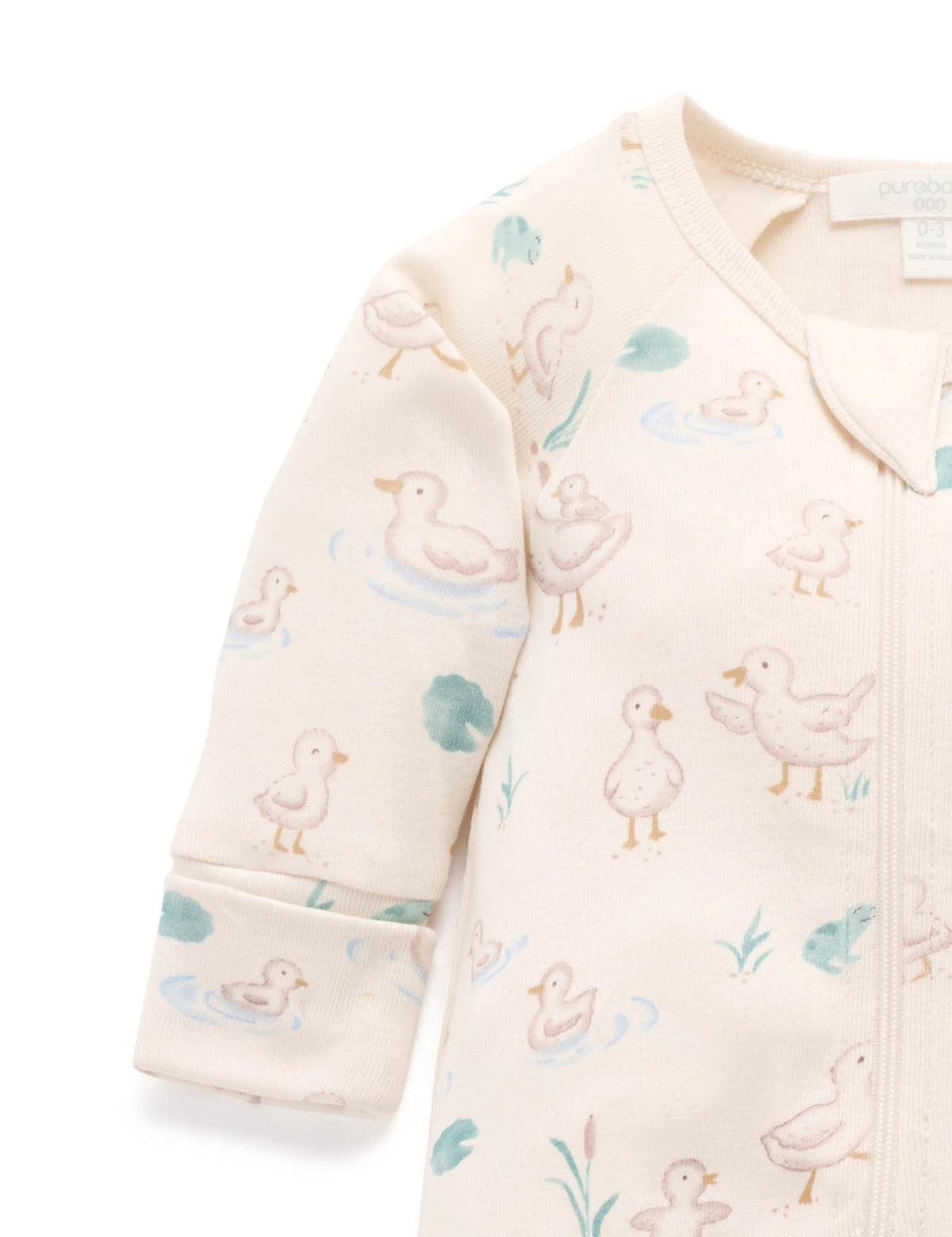 Garden Goose Printed Zip Growsuit