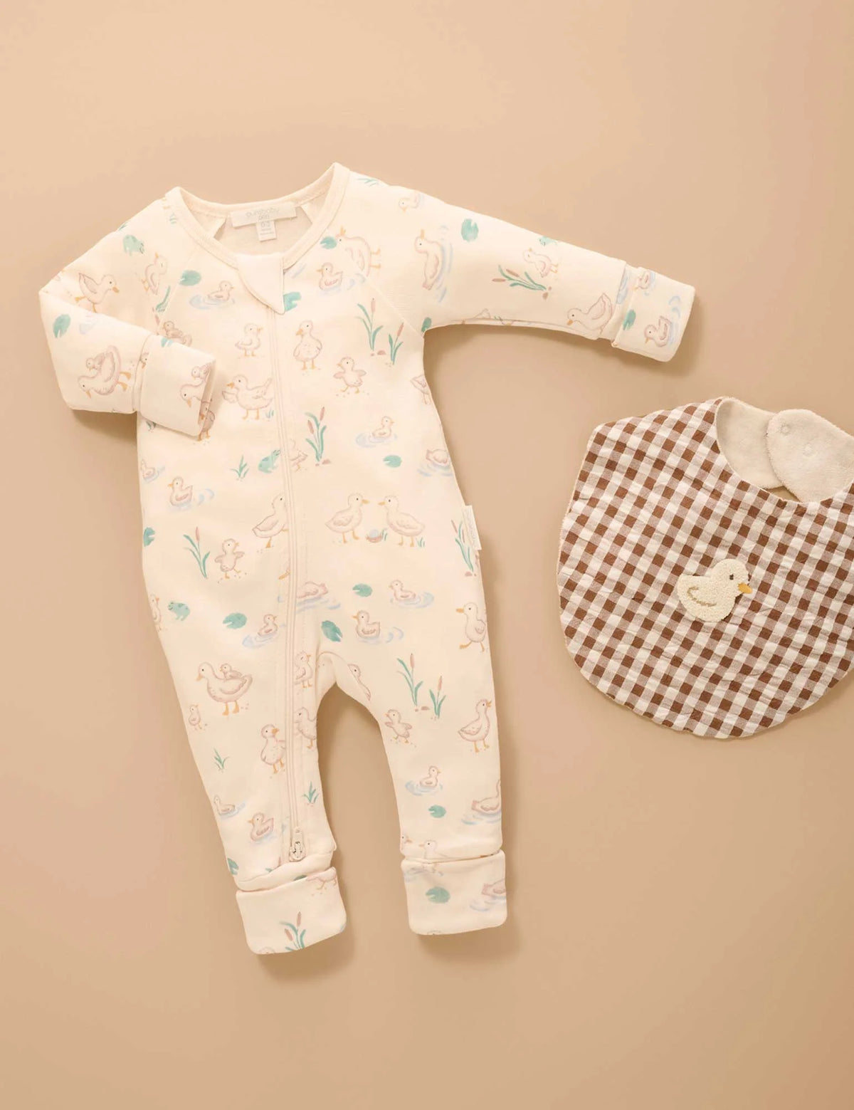 Garden Goose Printed Zip Growsuit