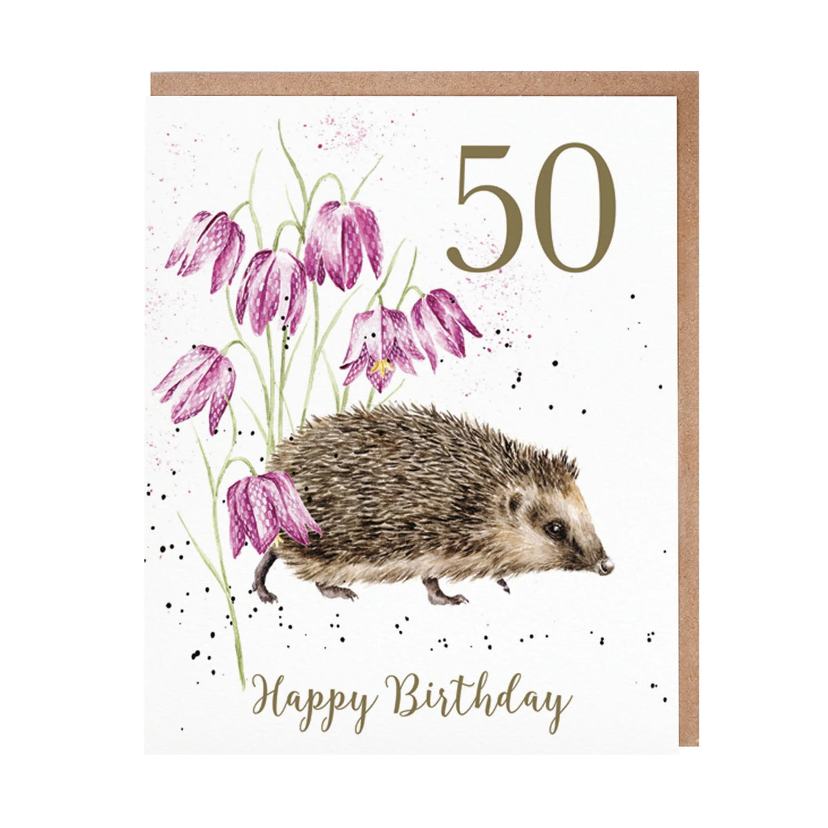 Wrendale Designs Card - 50th Birthday (Little Wanderer)
