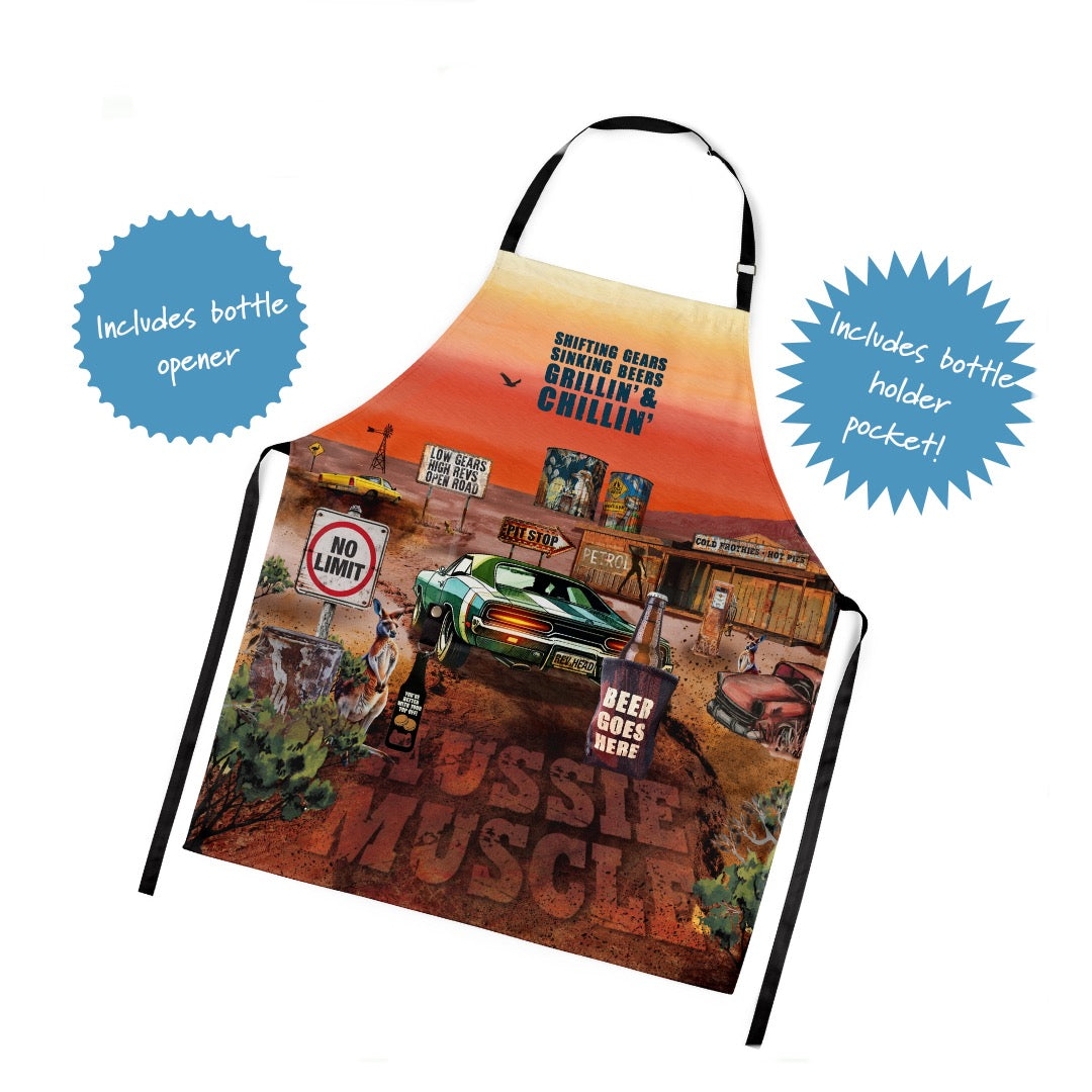 BBQ Apron - Aussie Muscle