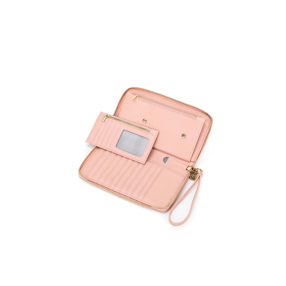 Luggage Tag Pink & Voyager Passport Wallet Gift Set