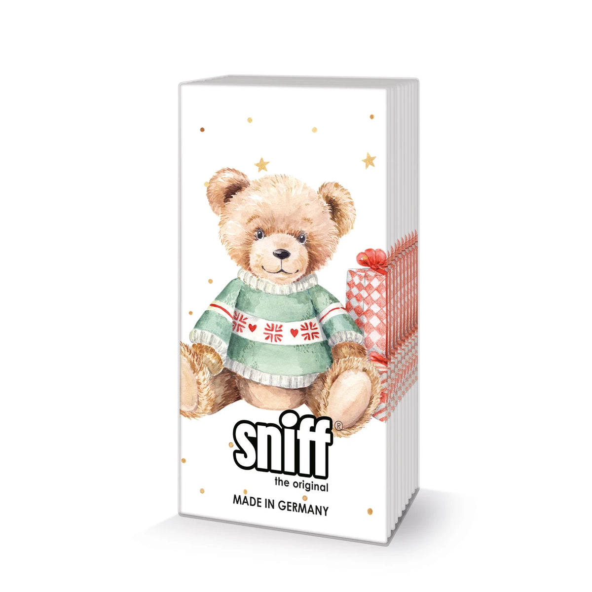 Christmas Pocket Tissues - Teddy Bear