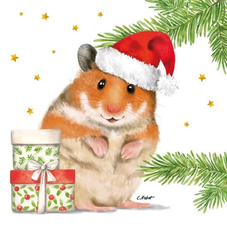 Christmas Premium Napkins - Max the Christmas Mouse
