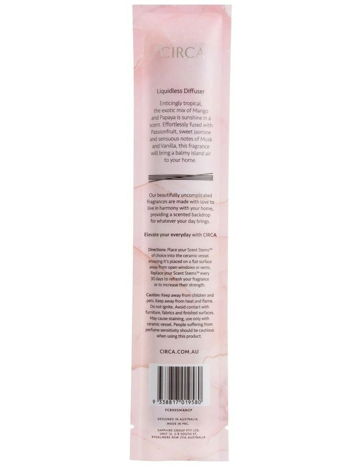 CIRCA Scent Stems Refill - Mango & Papaya