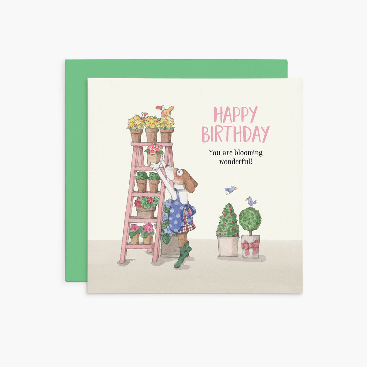Twigseeds Birthday Card - Happy Birthday, You are Blooming Wonderful!