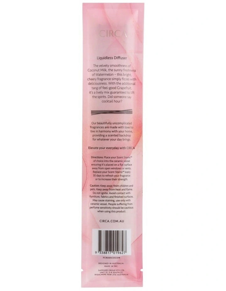 CIRCA Scent Stems Refill - Coconut & Watermelon